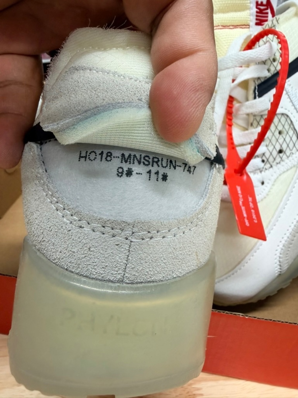 OFF WHITE NIKE AIR MAX '90 - THE TEN - Picture 2 of 9